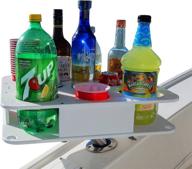 docktail boat bar & ultimate marine cup holder - includes rod holder 🚤 mount - fits 20 and 30 oz tumblers, 12 oz cans and bottles - starboard logo