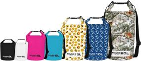 img 3 attached to 📱 Aduro Waterproof Phone Bag - Floating Lightweight Dry Bag for Outdoor Activities - Ideal for Kayaking, Rafting, Boating, Swimming, Camping, Hiking, Beach, Fishing, Backpacking - Available in 2L, 5L, 10L, 20L