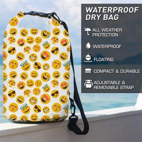 img 2 attached to 📱 Aduro Waterproof Phone Bag - Floating Lightweight Dry Bag for Outdoor Activities - Ideal for Kayaking, Rafting, Boating, Swimming, Camping, Hiking, Beach, Fishing, Backpacking - Available in 2L, 5L, 10L, 20L