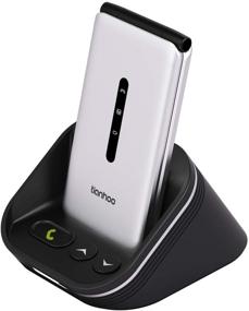 img 4 attached to 4G Складной телефон для пожилых - Tianhoo Разблокированный складной телефон для пожилых с большими кнопками, двумя SIM-картами GSM LTE - Телефон для пожилых с крупными кнопками и док-станцией для зарядки и громкоговорителем.