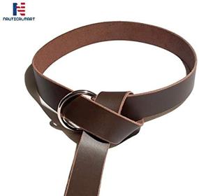 img 3 attached to Classic Tawny Medieval Leather Belt