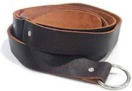 classic tawny medieval leather belt logo