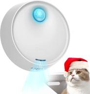 🐱 qimic cat litter deodorizer: rechargeable odor eliminator for dust-free litter box, shoe box, kitchen logo