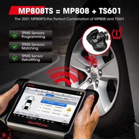 img 2 attached to Autel MaxiPRO MP808TS Diagnostic Scanner: Comprehensive TPMS Solutions, Full Diagnostic Functions | BT-enabled Auto Scan Tool for All Cars