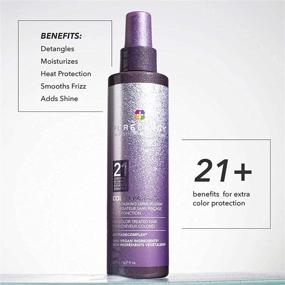 img 3 attached to 💆 Pureology Color Fanatic: Ultimate Hair Treatment & Color Protector Spray, Detangler, Heat Protectant - Vegan Formula