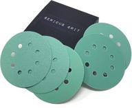 🪨 premium heavy-duty sanding discs - 50 pack box - serious grit 5-inch assorted grit sandpaper discs for random orbital sanders logo