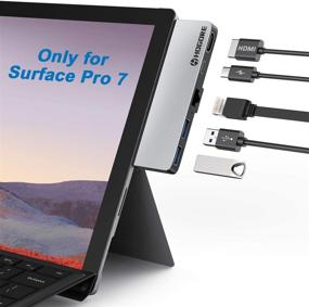img 4 attached to 🔌 HOGORE Surface Pro 7 USB C Hub: 4K HDMI, Ethernet, PD Charging, 2USB3.0 - Microsoft Surface Pro 7 Accessories