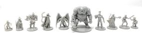 img 1 attached to Unpainted Miniatures Tabletop Pathfinder Roleplaying: Enhance Your Game with Customizable Characters!