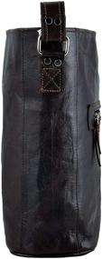 img 1 attached to Leather Crossbody Crossover Shoulder Womens Women's Handbags & Wallets in Crossbody Bags