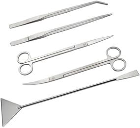 img 4 attached to 🐠 LILYS PET Stainless Steel Aquarium Plant Tools: Perfect Sets for Your Aquatic Tank