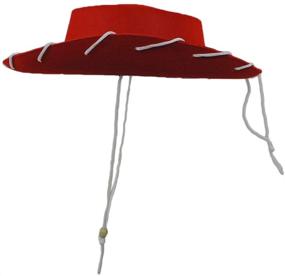 img 1 attached to Authentic Children's Western Woody Style Cowboy Ranch Hat in Red - 20 inches