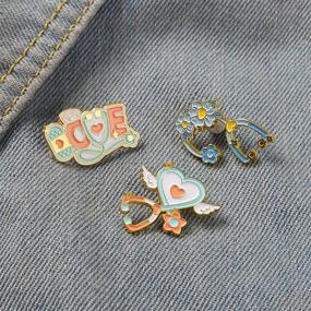 img 2 attached to 🩺 Stethoscope Brooch Pins Set of 3 - Medical Nurse Accessories, Cute Enamel Lapel Pins for Female Healthcare Professionals, Ideal Christmas Gifts for Doctors, Nurses, Graduates, and Students