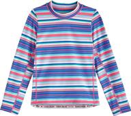 coolibar kids sandshark sleeve shirt girls' clothing in active logo