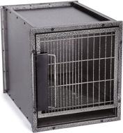 🐾 graphite modular kennel cage by pro select logo