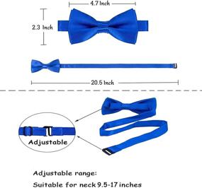 img 2 attached to 👦 Boys' Accessories Set: Child Kids Suspenders & Bowtie for Bow Ties