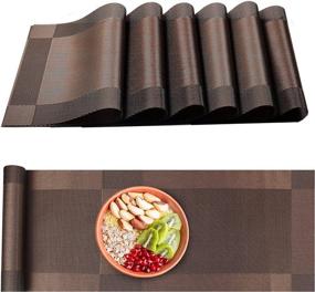 img 4 attached to Placemats Non Slip Heat Resistand Mats Table Tableware