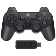 arsenal gaming ap3con8 wireless controller, black - playstation 3: long-range gaming freedom logo