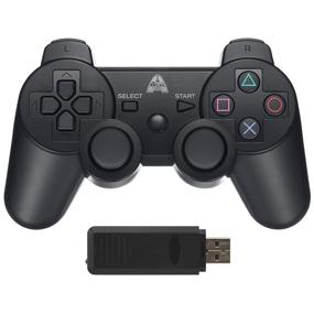 img 2 attached to Arsenal Gaming AP3CON8 Wireless Controller, Black - PlayStation 3: Long-range Gaming Freedom
