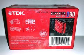 img 1 attached to 🎵 High-Quality TDK Superior Normal Bias D90 Audio Cassette Tapes - Pack of 4
