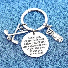 img 1 attached to 🏌️ FEELMEM Golf Keychain: Unforgettable Memories for Future Golfers