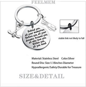 img 3 attached to 🏌️ FEELMEM Golf Keychain: Unforgettable Memories for Future Golfers