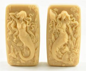 img 3 attached to Premium 3D Mermaid Silicone Soap Mold for Soap Candle Chocolate Candy - Versatile Molds for Soaps, Bombs, Baking & Fondant