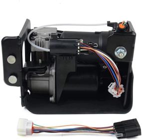 img 2 attached to 🚗 Air Ride Suspension Compressor Pump for Cadillac Escalade Chevy Avalanche Suburban Tahoe GMC Yukon 2001-2016 | Replaces 15254590 4J-0003C 949001 949099 | Fits 949-001 949-099