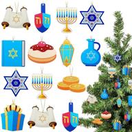 hanukkah ornaments chanukah 6 pointed christmas logo