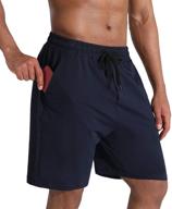 🩳 men's lounge shorts with deep pockets - loose-fit jersey shorts for running, workout, training, basketball by the gym people логотип