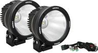 🔦 vision x lighting 9888545 cannon black 6.7" 50w narrow led spot light kit - enhanced visibility for all your lighting needs logo