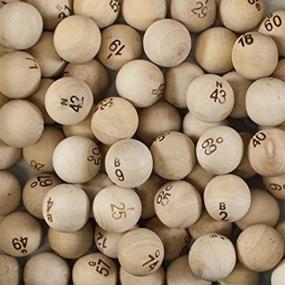 img 1 attached to Enhance Your Bingo Experience with our Premium Wooden Ball Set