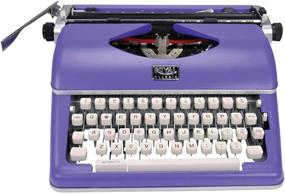 img 3 attached to Royal Consumer Royal Classic Retro Manual Typewriter (Purple) Bundle With Extra Ribbons And Max Blow Off (3 Items)
