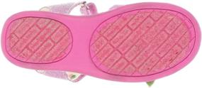 img 3 attached to 👧 Morgan & Milo Tina Sparkle Sandal: Stylish Footwear for Toddlers and Little Kids