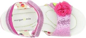 img 2 attached to 👧 Morgan & Milo Tina Sparkle Sandal: Stylish Footwear for Toddlers and Little Kids