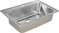 🚰 zuhne drop-in stainless steel sink (33x22 single bowl) for kitchen, bar, and rv use logo