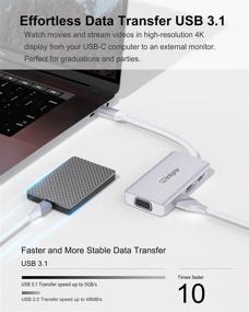 img 2 attached to INTPW USB Type-C to HDMI VGA Adapter