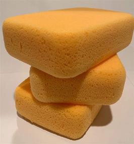 img 4 attached to Ultra Performance Pro Sponge Premium 3 Pack for Heavy Duty Tile Grout Cleaning