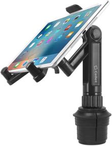 img 2 attached to Cellet Tablet Mount with Cup Holder Base for Apple iPad Pro & Samsung Galaxy Tab - Compatible with Fire HD & LG G Pad