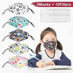 img 3 attached to 👶 Breathable Children's Reusable Washable Face Cover