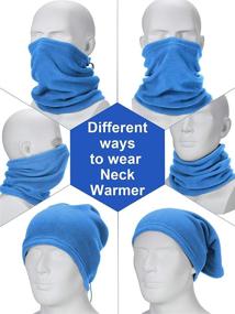 img 2 attached to 🧣 Warm Fleece Gaiter: Windproof and Thermal for Ultimate Comfort