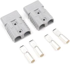 img 4 attached to ⚡ Mcredy Battery Quick Connect Disconnect 175A Terminal Connectors for Recovery Winch or Trailer - Set of 2: Efficient Power Transfer Solution