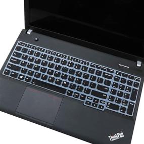 img 4 attached to 💼 Premium Black Keyboard Cover Compatible with 15.6" Lenovo ThinkPad Models - Ultimate Protection for US Numeric Keypad - MUBUY