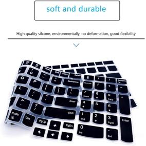 img 3 attached to 💼 Premium Black Keyboard Cover Compatible with 15.6" Lenovo ThinkPad Models - Ultimate Protection for US Numeric Keypad - MUBUY