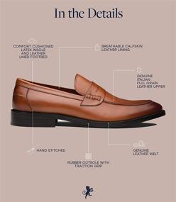 img 2 attached to 👞 Dunross Sons Lewis Loafer Cognac: Timeless Elegance and Unmatched Comfort