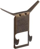🧱 national hardware n260-299 v2552 antique brass brick hangers - 2 pack: securely hang bricks with ease logo