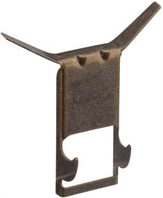 img 4 attached to 🧱 National Hardware N260-299 V2552 Antique Brass Brick Hangers - 2 Pack: Securely Hang Bricks with Ease