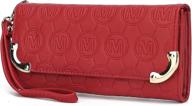 👜 mkf signature women's handbags & wallets: cellphone compartment organizer for effortless organization logo