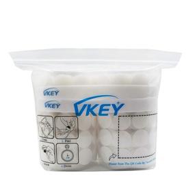 img 1 attached to 🔴 500 Pair Sets 3/4 inch 20mm Diameter White Sticky Back Coins Hook & Loop Self Adhesive Dots Tapes by Vkey