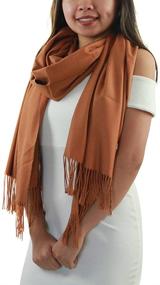 img 3 attached to White 100 Cashmere Scarf Availability Men's Accessories