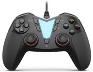 ifyoo one pro wired usb gaming gamepad joystick - pc steam game controller for windows 10/8/7/xp, android, and ps3 - [black] логотип